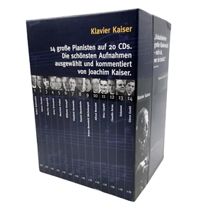 Joachim Kaiser - Klavier Kaiser Süddeutsche Zeitung 14 Pianisten Box 20 CDs top - Bild 1 von 8