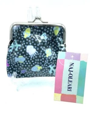 VINTAGE RARE NAJ-OLEARI NAJOLEARI MINI BORSETTA BORSELLINO GOMMA RARO QB - Imagen 1 de 2