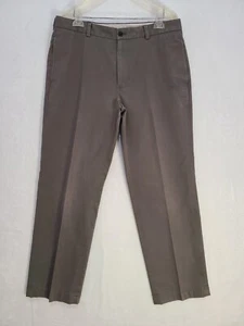 Brooks Brothers 346 Men's Clark Fit Dark Brown Advantage Chino Size 36x30 - Picture 1 of 11