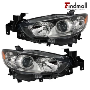 2014 2015 2016 2017 For Mazda 6 RH + LH Passenger Headlamp Halogen new - Picture 1 of 10