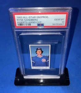 1983 Ryne Sandberg PSA 10 RC Rare Vs Topps Rookie All-Star Game Inserts Card GEM - Picture 1 of 4