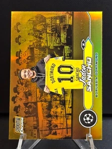 JADON SANCHO 2023-24 Stadium Club Gold Refractor #'d 43/50!!! Borussia Dortmund! - Picture 1 of 2