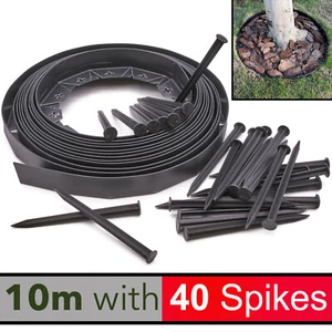 Clavijas de seguridad fuertes con borde de jardín césped césped camino de plantas borde 10 m + 40 - Imagen 1 de 9