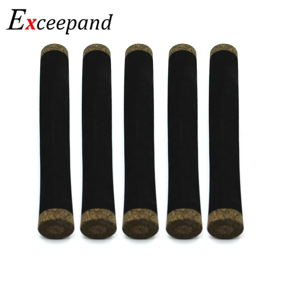 5 PCs 195mm Spinning EVA Rod Handle Grip Black Handle Repair or Replacement - Image 1 of 4