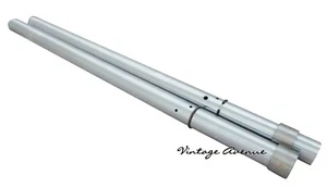 BRAND NEW YAMAHA CHAPPY LB50 LB80 FRONT FORK INNER METAL TUBE PIPE L+R 1PAIR - Picture 1 of 5