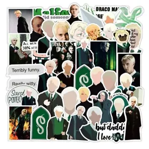 DRACO MALFOY Stickers~TOM FELTON Harry Potter SLYTHERIN ~Vinyl Waterproof Decals - Picture 1 of 8