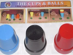 Cups & Balls Magic Trick - Classic Close Up, Beginner Magic, NO Sleight of Hand - Picture 1 of 4