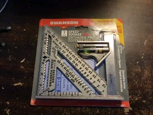 Speed Square Layout Tool with Blue Book and Combination Square Swanson S0100-ACB - Picture 1 of 3