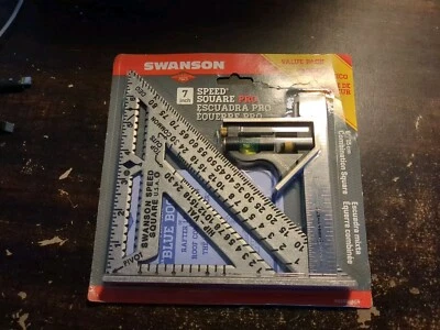 Speed Square Layout Tool with Blue Book and Combination Square Swanson S0100-ACB - Image 1 of 3