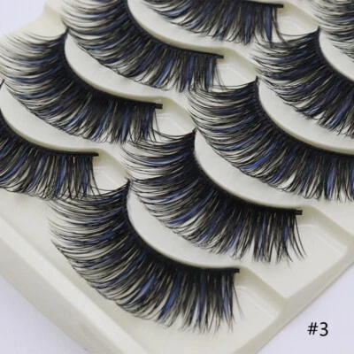 5Pair Fluffy Lashes 32mm 3d Mink Lashes Long Thick Natural False Eyelashes Lashe - Image 1 of 4