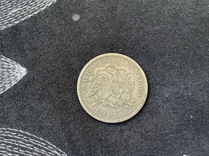 1869 Liberty Seated Half Dollar - High grade - Silver - Picture 1 of 2