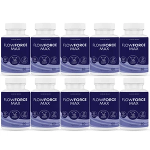FlowForce Max, Flow Force Max Male Vitality Supplement - 10 Pack - Picture 1 of 3