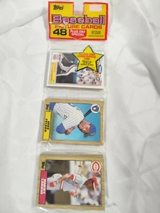 Topps 1987 Baseball Rack Pack 48 Picture Cards + One Special Card NEW SEALED - Picture 1 of 3