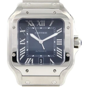 Authentic Cartier Santos de Cartier LM WSSA0030 SS Automatic #260-007-685-9892 - Picture 1 of 9