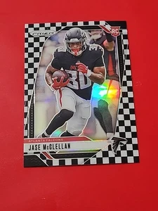 Jase McClellan 2024 Panini Prizm Blanco y Negro Checker Prizm #342 Falcons - Imagen 1 de 3