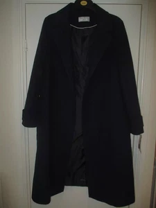 NEU HELENE BERMAN Wollmischung Mantel - Navy - Größenwahl - Bild 1 von 4