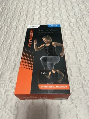 Chaleco Sauna Crane Fitness Damas Talla L Nuevo Antimicrobiano Gimnasio Entrenamiento Foto 1 de 3