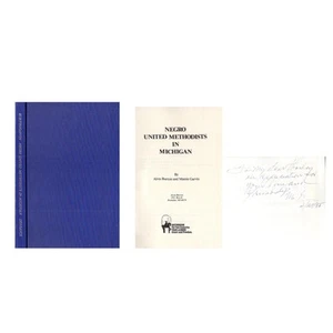 Vintage NEGRO UNITED METHODISTS IN MICHIGAN (1985, Hardcover) AME Kirche SIGNIERT - Bild 1 von 8