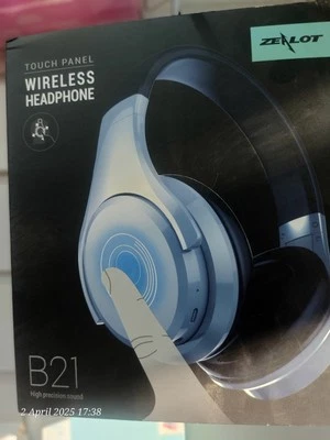 AURICULARES ZEALOT B21 DEEP BASS CONTROL TÁCTIL INALÁMBRICOS BLUETOOTH SOBRE LA OREJA micrófono pc Foto 1 de 4