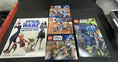 Lego STAR WARS Clone Wars Battle Packs LOT of 4 75002, 7913, 7914, 9488 Retired - Photo 1/2