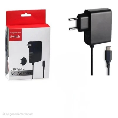 NINTENDO CO., LTD. Nintendo Switch/ Switch 2 - Netzteil / AC-Adapter inkl. Ladekabel Neu & OVP