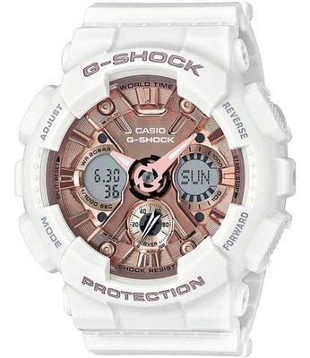 Casio G-Shok 45,9 мм белый смолы женщин (GMA-S120MF-7A2) - Изображение 1 из 4