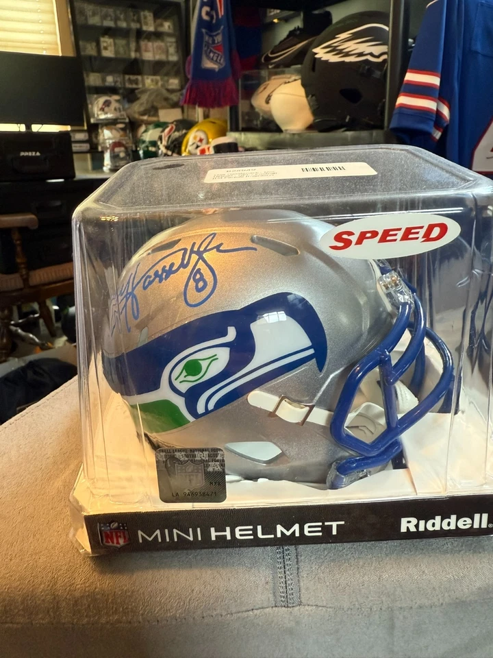 Minicasco Seattle Seahawks Matt Hasselbeck auténtico firmado Foto 1 de 4