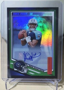 2025 Panini Score Vince Young One Of One Gem Masters Autograph Black 🔥 1/1 - Picture 1 of 3