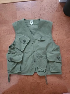 South2 West8 Made in Japan Green Vest Jacket M Tenkara - Picture 1 of 12