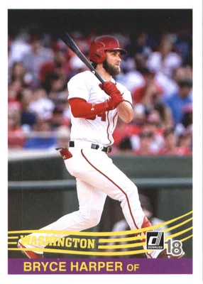2018 Donruss #270 Bryce Harper RETRO - NM-MT - Image 1 of 2