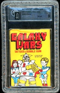GALAXY WARS 1973 UNOPENED SEALED WAX PACK - Vintage GAI 9 - Picture 1 of 1