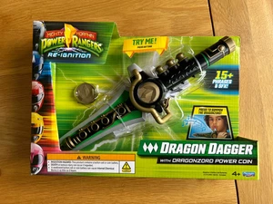 POWER RANGERS Re-ignition Green Rangers Dragonzord daga + moneda dragon morpher - Imagen 1 de 2