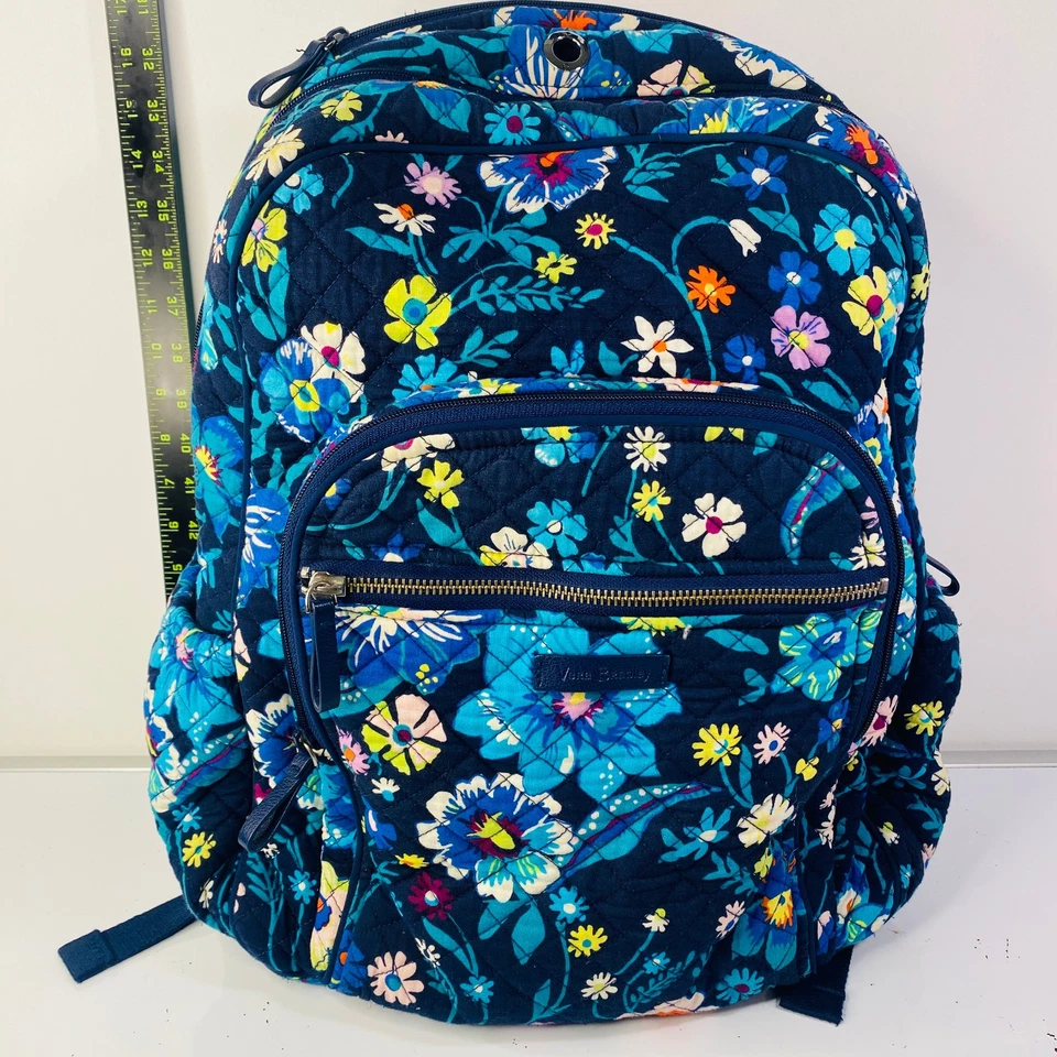 Vera Bradley Signature Cotton XL Campus Backpack, Moonlight Garden - Image 1 of 4