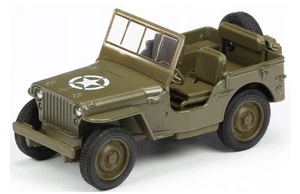 Welly 1941 Jeep Willys MB verde scala 1:34 1:39 auto pressofusa 4,5 pollici... - Foto 1 di 9