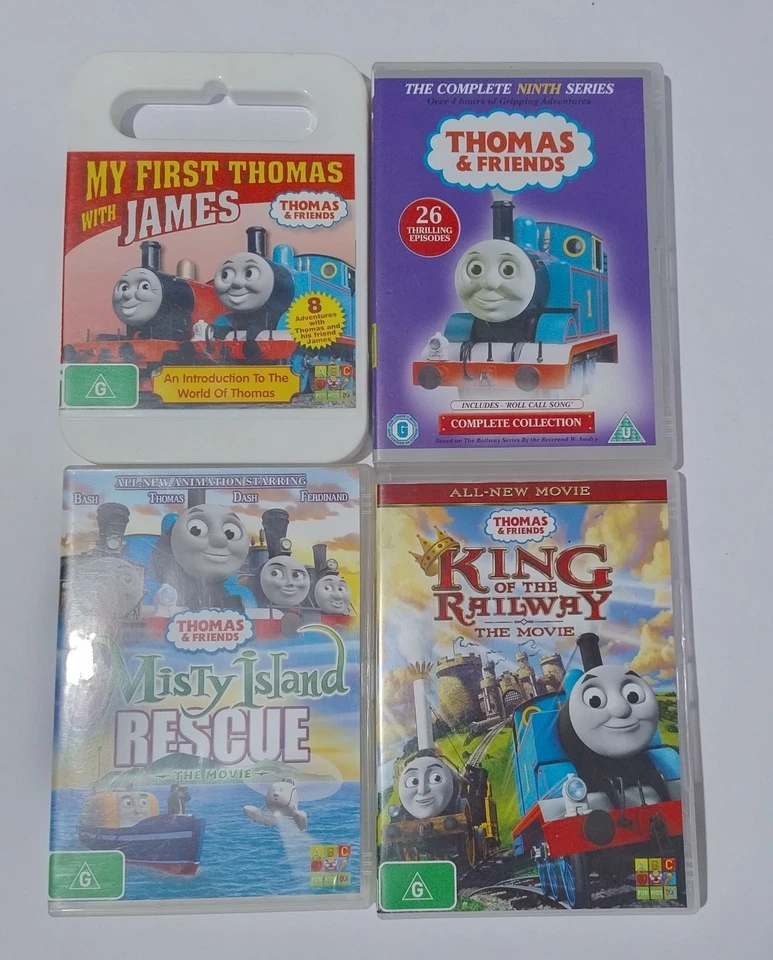 Thomas the Tank Engine & Friends 4x DVD Bundle PAL Region 4 Sodor - image 1 of 4