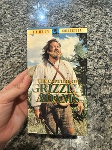 The Capture of Grizzly Adams, Chuck Connors, Family Adventure VHS Movie - Imagen 1 de 5