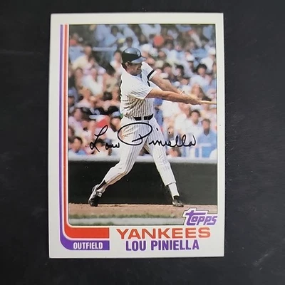 1982 Topps Lou Piniella #538 New York Yankees - Image 1 of 2