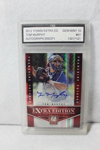 2012 Panini Extra Ed #91 Tom Murphy Auto 255/371 FGS 10