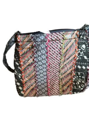 This Your Journey Cross Body Bag Multicolor Patchwork Fabric Bag - Image 1 of 4