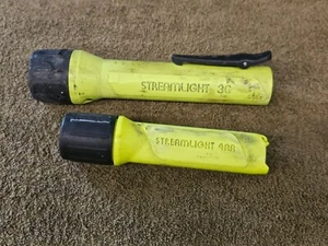 2 Torce Streamlight Luce Lampada Torcia 4AA 3C MSHA Propolimero LED Testato - Foto 1 di 10
