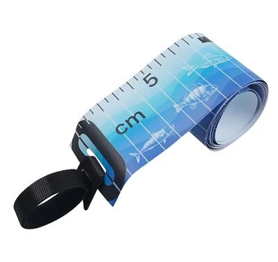 Cinta métrica de pesca plegable impermeable regla de pesca herramienta de medición Foto 1 de 4
