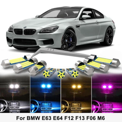 LED Interior Light For BMW 6 Series E63 E64 F12 F13 F06 M6 630 640 645 650 04-17 Foto 1 de 4