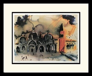 SALVADOR DALI - Custom Framed 'Venice Reconstructed' Signed Limited Edition  - Bild 1 von 3