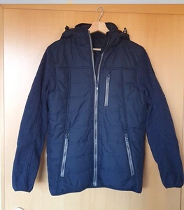 Neuwertig*Killtec*Jacke Herren Gr. S*Steppjacke*Strickärmel*dunkelblau*Softshell - Bild 1 von 15