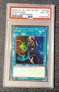 2018 SABIO DA FUSION SAGE LCKC-PT089 1ST EDITION PORTUGUESE PSA 8 NM/MT G3690 - Picture 1 of 3