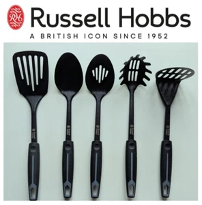 Russel Hobbs Utensilien-Set 5-teilig Servier, Sieb, Spaghetti, Stampfer, Wender - Bild 1 von 7