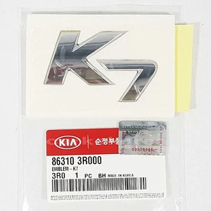 Genuine 863103R000 Rer Trunk  'K7' Emblem Badge For KIA Cadenza K7 : 2010-2015 - Picture 1 of 6