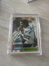 1981 Topps #95 Drew Pearson Autograph Trading Card