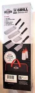 Grillman BBQ Griddle and Grill Accessories Kit -  (7 Piece) - Picture 1 of 12