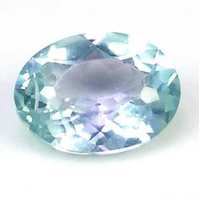 GRANCIOSA GEMA NATURAL COLOR AZUL AGUA TANZANIA KORNERUPINE - CORTE OVALADO Foto 1 de 3